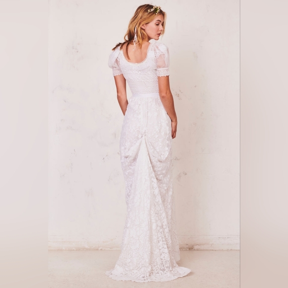 Loveshackfancy Boho Chic Viviana Cottagecore Maxi Wedding Dress - Picture 6 of 12